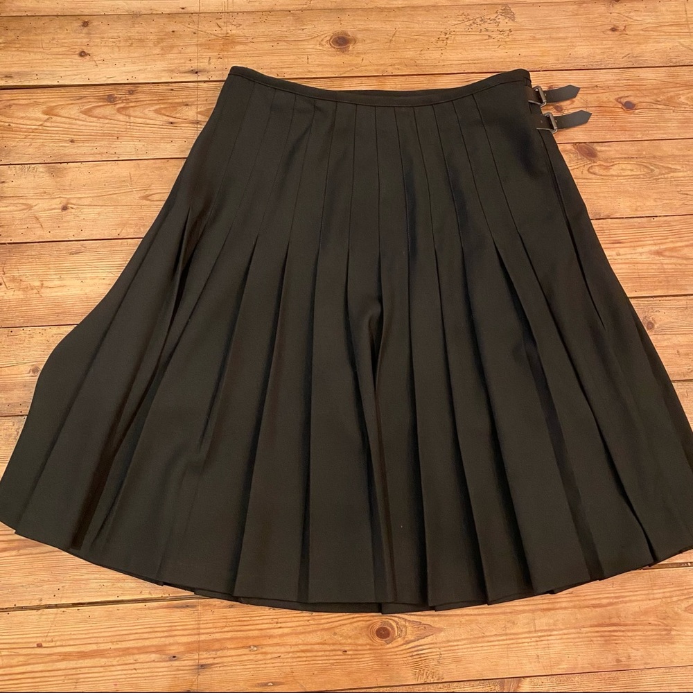 JW Anderson x Uniqlo Black Pleated Kilt Skirt sz6